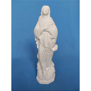 NOSSA SENHORA DA CONCEIÇÃO 29 CM - GESSO CRU
