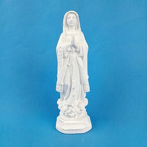 NOSSA SENHORA DE FÁTIMA 20 CM - GESSO CRU