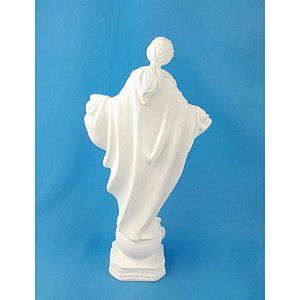 NOSSA SENHORA DO SORRISO 30 CM - GESSO CRU