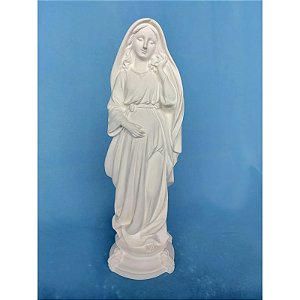 NOSSA SENHORA GRAVIDA 31 CM = GESSO CRU