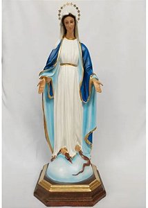 Nossa senhora das gracas 60 cm gesso