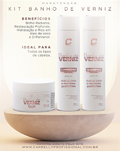 Kit Banho de Verniz 300ml