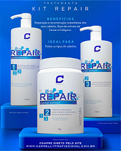 KIT REPAIR CAVIAR PROFISSIONAL