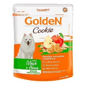 Cookie  GoldeN adulto mb maça e aveia 350 gr