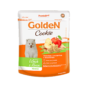 Cookie GoldeN filhote maça e aveia 350 gr