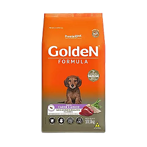 GoldeN filhote mini bits carne/arroz 10,1kg
