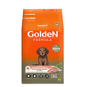 GoldeN filhote mini bits frango e arroz  1KG