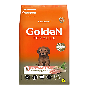 GoldeN filhote mini bits frango e arroz 3kg
