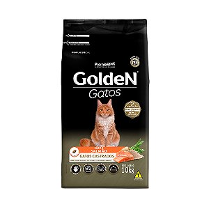 GoldeN gatos castrados sabor salmão 1kg