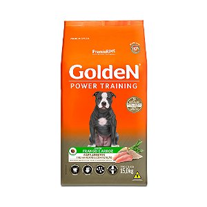 Golden Power Training  adultos sabor frango e arroz 15 kg