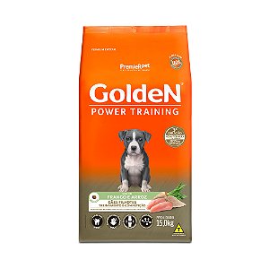 Golden Power Training  Filhotes Sabor Frango e Arroz 15 kg