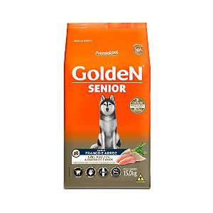Ração Golden Fórmula para Cães Senior Sabor Frango e Arroz - 15kg