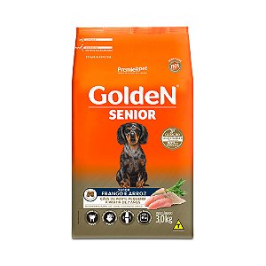 Golden Senior Mini Bits  sabor frango e arroz 3kg