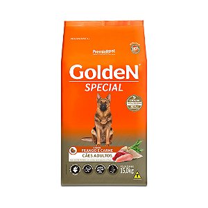 Golden Special para Cães Adultos Sabor Carne e Frango 15kg