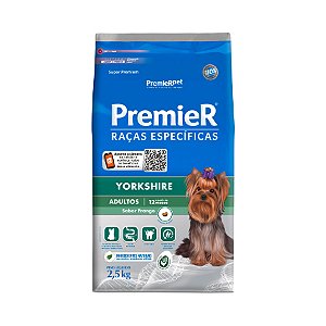 Ração Premier Yorkshire Adulto sabor frango 2,5 kg