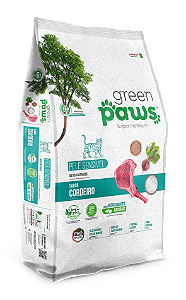 Green Paws gato castrado sabor cordeiro 10,1 KG