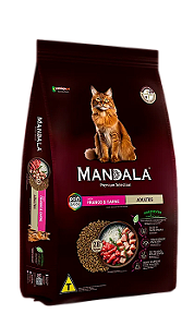 Mandala Gatos Adultos Sabor Frango e Carne 10,1 kg