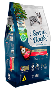 SEVEN DOGS ADULTOS CARNE ARROZ 18KG