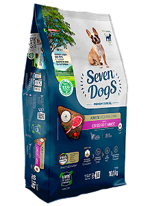 SEVEN DOGS  ADULTOS PEQUENO E MINI  CORDEIRO - 14KG