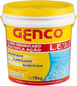 Cloro granulado 3X1 GENCO 10kg