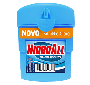 KIT TESTE pH/CLORO HIDROALL