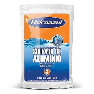 SULFATO DE ALUMINIO 2kg HIDROAZUL - FINO