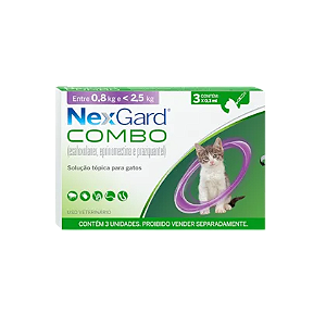 NexGard Combo gato 0,8kg/2,5kg (1 comprimido)