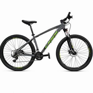 Bicicleta Aro 29 Oggi Hacker Sport Cinza e Verde