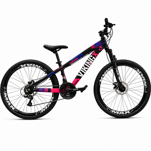 Bicicleta Aro 26 VikingX TUFF 25 Preta