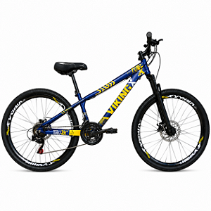 Bicicleta Aro 26 VikingX TUFF 25 Azul Escuro