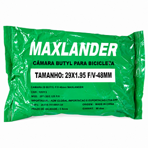 Camara 29 MAXLANDER Válvula Americana(Bico Grosso)