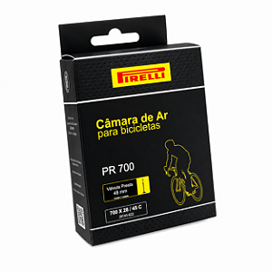 Camara de Ar 700 Pirelli Valvula Presta (Bico Fino)