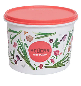 Tupper Caixa Açucar 1,4 Kg Floral