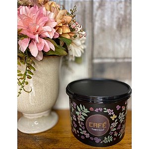Floral tupperware Tupper Caixa Café 700 Gramas