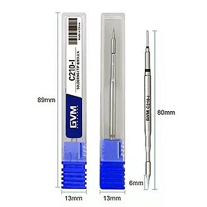 PONTEIRA DE SOLDA ULTRA FINA RETA GVM C210-I COMPATIVEL JBC