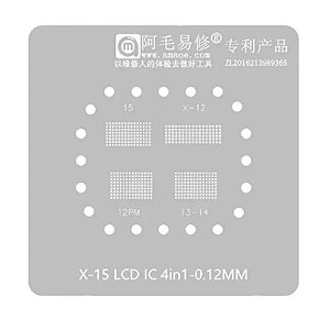 STENCIL AMAOE LCD IC 4 EM 1 X-15