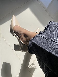 Scarpin Mavie Nude - Salto 8cm