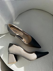 Scarpin Mavie cinza