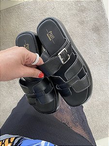 Flat Hermes Preta