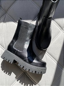Coturno Chelsea Preto