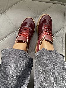 Tênis Luma - Camurça Bordo