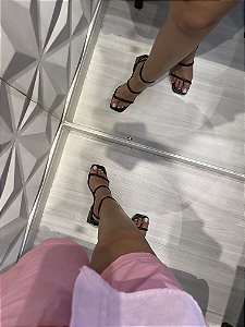Sandália Fê Preta