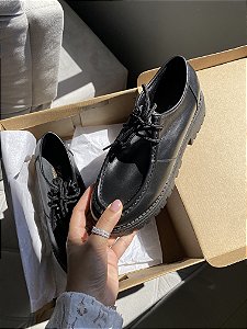 Oxford Adri Couro PRETO