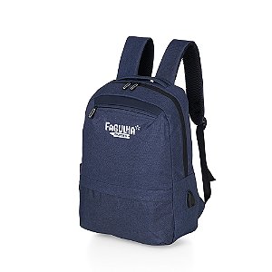 Mochila Personalizada de Nylon USB 21 Litros