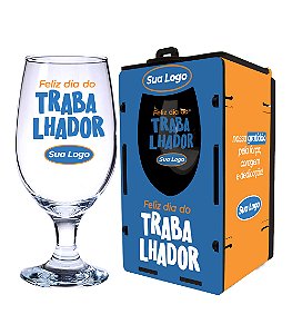 Taça Cerveja Zar 370ml c/Caixa - Dia do Trabalhador