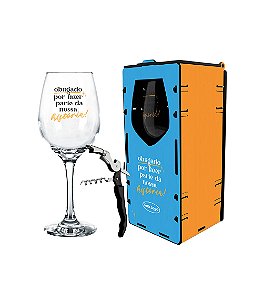 Taça 480ml + Saca-Rolhas