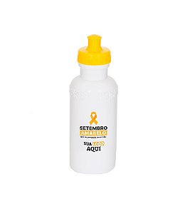 Squeeze Plástico 500ml Personalizada - Setembro Amarelo