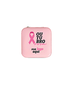 Porta-Joias Personalizado - Outubro Rosa