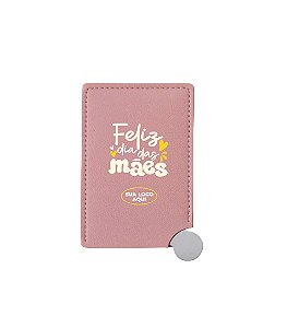 Espelho de Aço Inox Personalizado - Dia das Mães