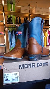 Texana Infantil Moiadeiros MORS CHAMPAGNE/AZUL PRIME